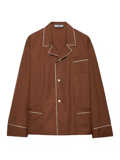Prada Women's Cotton Shirt - Brown | Thumbnail 1 Prada Women's Cotton Shirt - Brown | Thumbnail 1