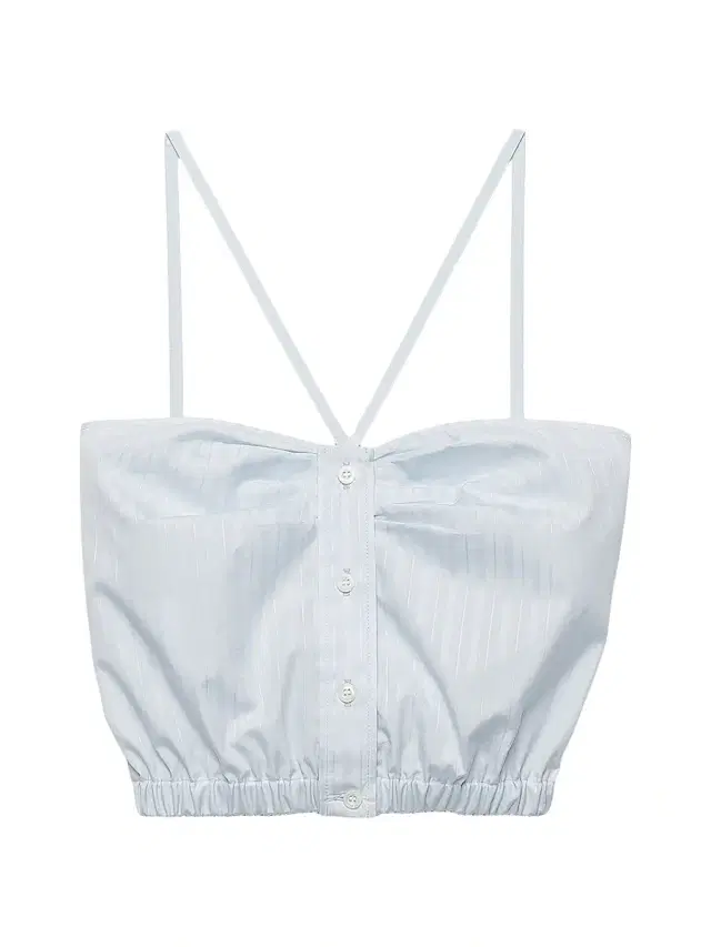 Women's Cotton Crop Top - Blue
