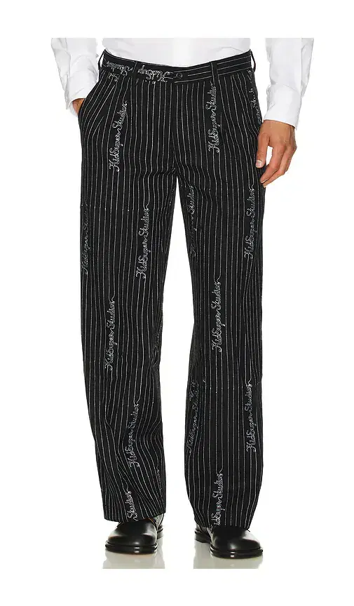 KidSuper Embroidered Ks Pinstripe Suit Bottom