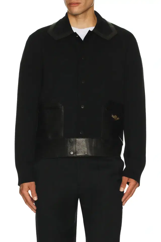 Amiri Leather Patch MA Cardigan