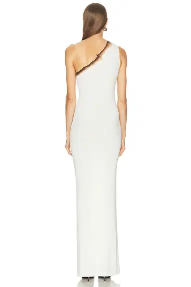 Grace Ling Flame One Shoulder Maxi Dress | Thumbnail 4 Grace Ling Flame One Shoulder Maxi Dress | Thumbnail 4