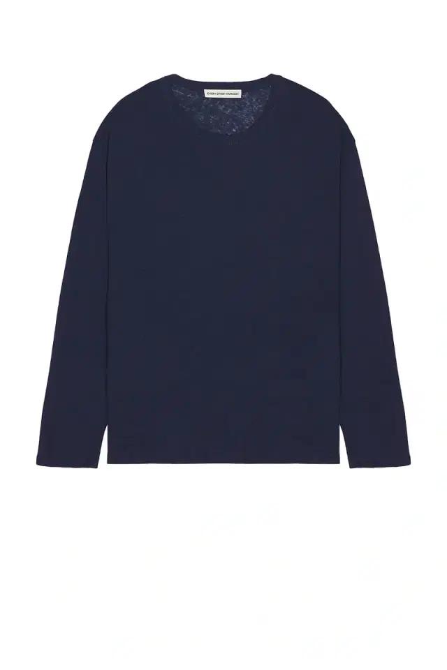 Long Sleeve Drape Tee