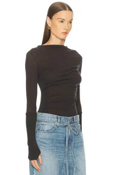 ENZA COSTA Cashmere Twist Top | Thumbnail 2