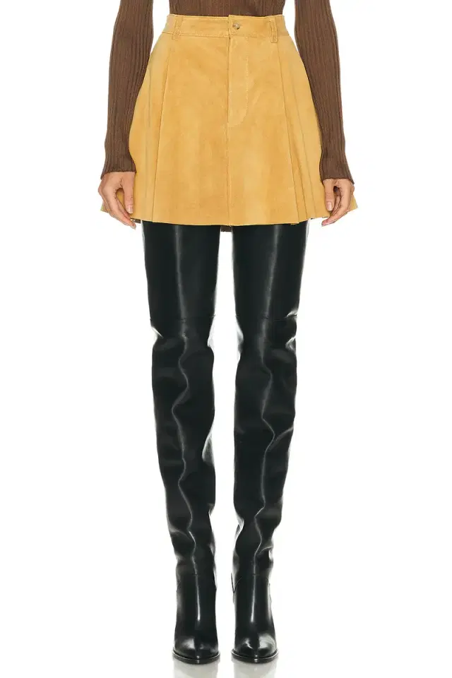 Polo Ralph Lauren Suede Mini Skirt