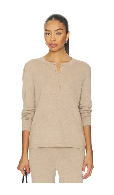 Favorite Daughter Lush Lounge Henley Top | Thumbnail 1 Favorite Daughter Lush Lounge Henley Top | Thumbnail 1