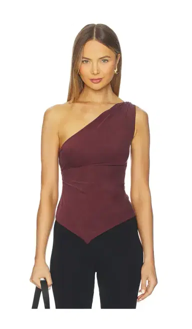 Peachy Den Amelia One Shoulder Top | Thumbnail 1