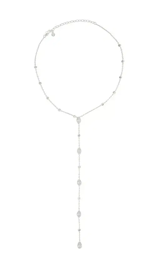 Ettika Marquise Crystal Lariat Necklace
