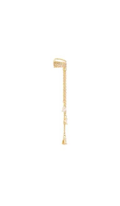 Ettika Crystal Waterfall Ear Cuff Earrings | Thumbnail 2