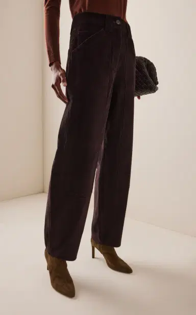 Co Cotton Corduroy Barrel Pants | Thumbnail 3