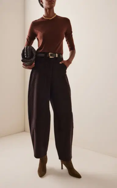 Co Cotton Corduroy Barrel Pants | Thumbnail 6