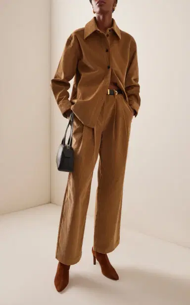 Co Cotton Corduroy Wide Leg Pants | Thumbnail 2