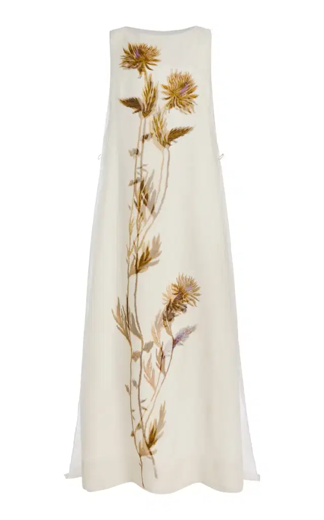 Jools Printed Silk Maxi Dress