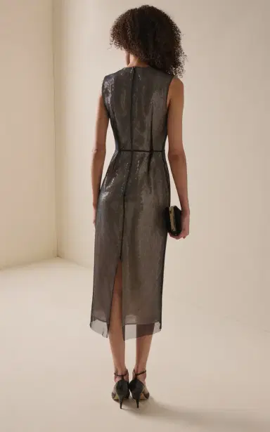 Erdem Embellished Midi Dress | Thumbnail 4