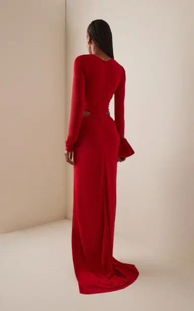 Cult Gaia Keri Cutout Jersey Maxi Dress | Thumbnail 4 Cult Gaia Keri Cutout Jersey Maxi Dress | Thumbnail 4