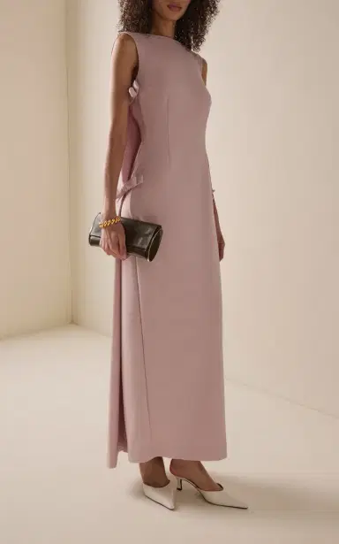 Bernadette Colette Bow-Detailed Crepe Maxi Dress | Thumbnail 3