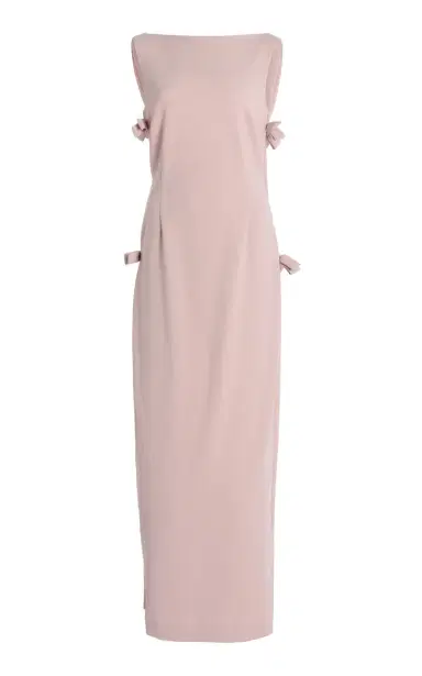 Bernadette Colette Bow-Detailed Crepe Maxi Dress | Thumbnail 7