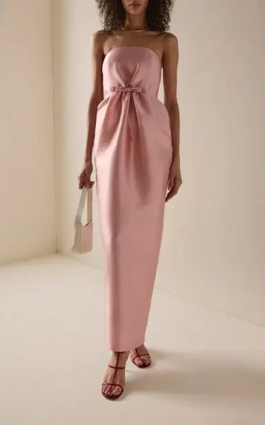 Bernadette Lenette Satin Maxi Dress | Thumbnail 2