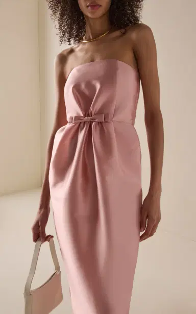 Bernadette Lenette Satin Maxi Dress | Thumbnail 3