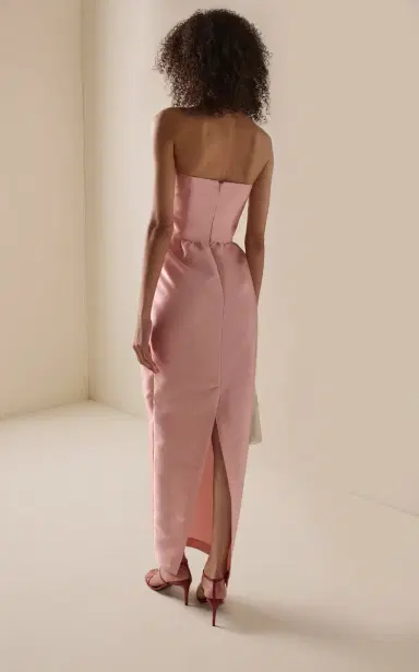 Bernadette Lenette Satin Maxi Dress | Thumbnail 4