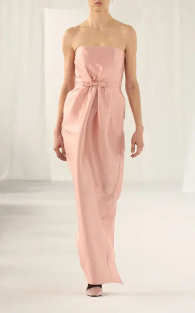 Bernadette Lenette Satin Maxi Dress | Thumbnail 5