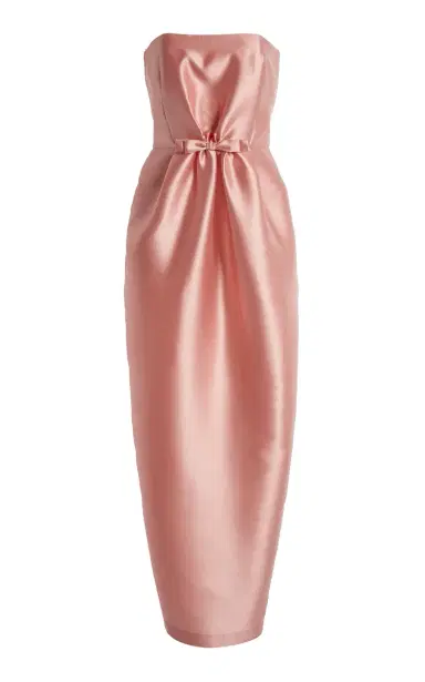 Bernadette Lenette Satin Maxi Dress | Thumbnail 8