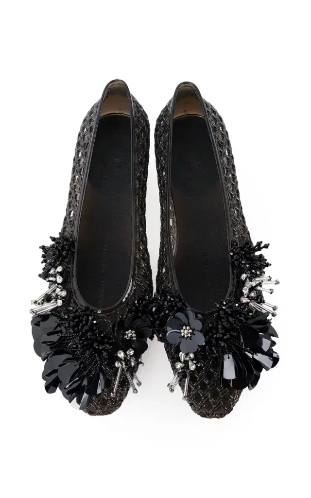 Glam Embellished Jelly Shoes