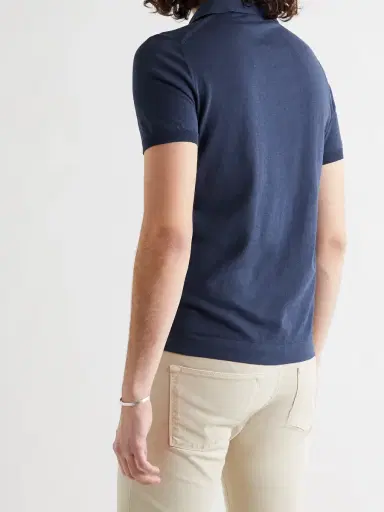 Loro Piana Cotton Polo Shirt - Men | Thumbnail 3