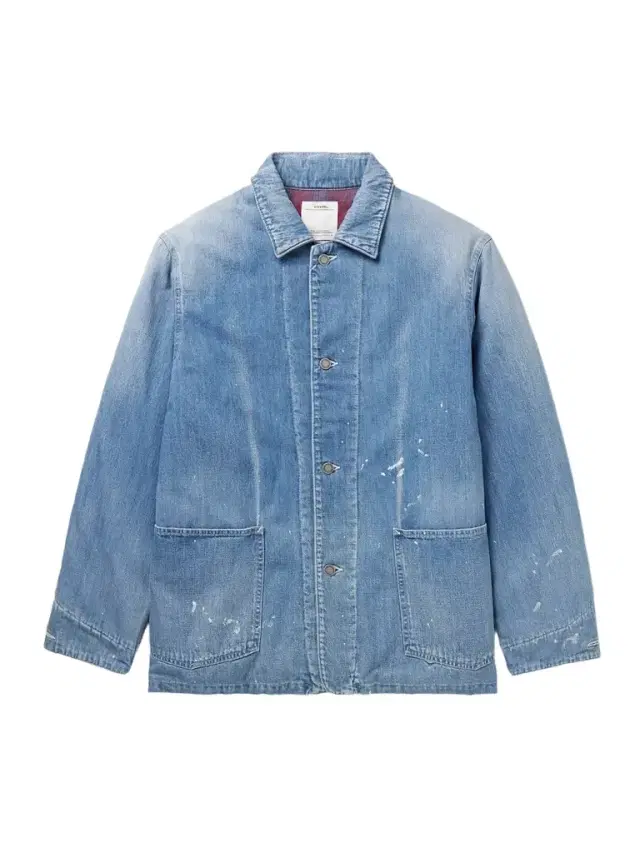 Visvim Social Sculpture Paint-Splattered Denim Jacket - Men