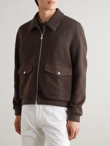MR P. Wool-Blend Bouclé Blouson Jacket - Men | Thumbnail 3 MR P. Wool-Blend Bouclé Blouson Jacket - Men | Thumbnail 3