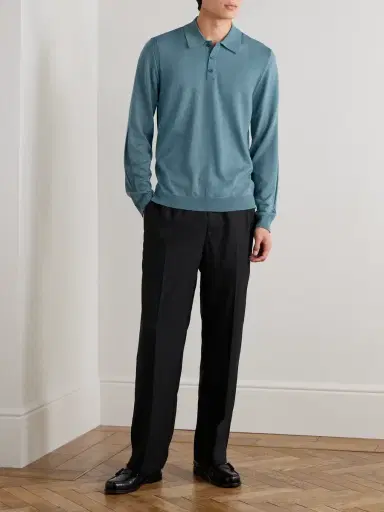 MR P. Merino Wool Polo Shirt - Men | Thumbnail 2