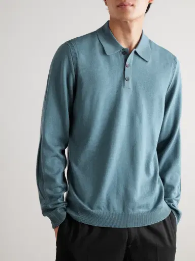 MR P. Merino Wool Polo Shirt - Men | Thumbnail 3