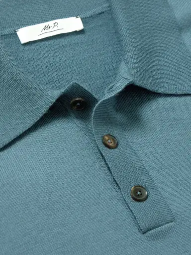 MR P. Merino Wool Polo Shirt - Men | Thumbnail 5