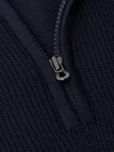 Sease Waffle-Knit Virgin Wool Half-Zip Sweater - Men | Thumbnail 4 Sease Waffle-Knit Virgin Wool Half-Zip Sweater - Men | Thumbnail 4