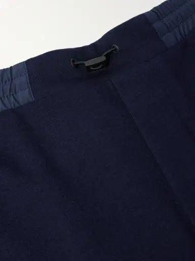 Sease Straight-Leg Shell-Trimmed Wool-Blend Drawstring Trousers - Men | Thumbnail 6