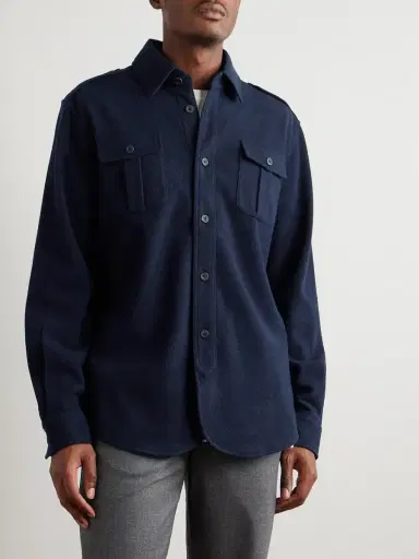 Sease Wool-Blend Shirt - Men | Thumbnail 3