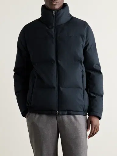 Sease Tribeca Quilted Herringbone Cotton and Cashmere-Blend Down Jacket - Men | Thumbnail 3 Sease Tribeca Quilted Herringbone Cotton and Cashmere-Blend Down Jacket - Men | Thumbnail 3