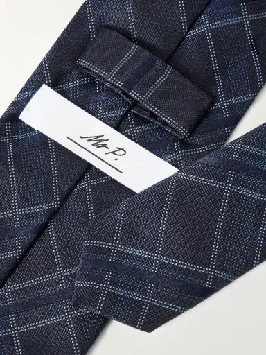 MR P. 8cm Checked Silk Tie - Men | Thumbnail 3 MR P. 8cm Checked Silk Tie - Men | Thumbnail 3