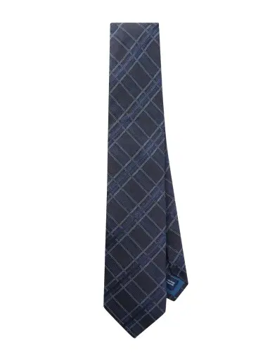 MR P. 8cm Checked Silk Tie - Men | Thumbnail 1 MR P. 8cm Checked Silk Tie - Men | Thumbnail 1