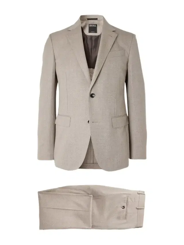 Zegna Wool-Gabardine Suit - Men