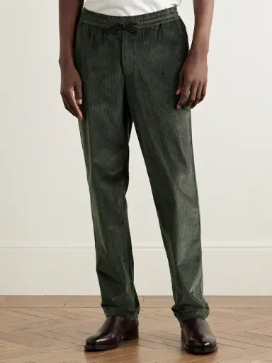 Sease Mindset Slim-Fit Cotton-Blend Corduroy Drawstring Trousers - Men | Thumbnail 3