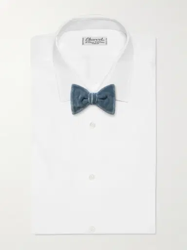 MR P. Pre-Tied Cotton-Velvet Bow Tie - Men | Thumbnail 2 MR P. Pre-Tied Cotton-Velvet Bow Tie - Men | Thumbnail 2