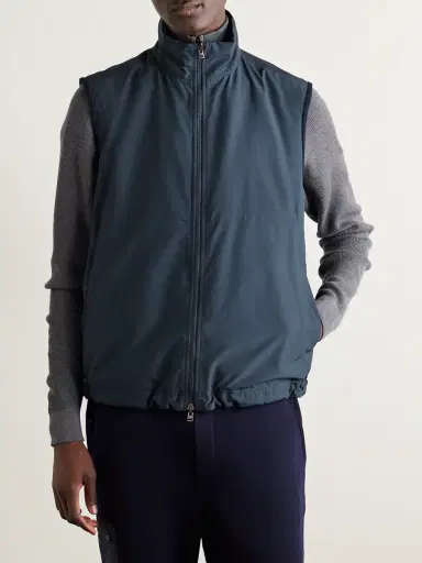 Sease Explorer Reversible Padded Virgin Wool-Blend Jersey and Micro-Ripstop Gilet - Men | Thumbnail 5