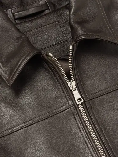 MR P. Full-Grain Leather Coach Jacket - Men | Thumbnail 5