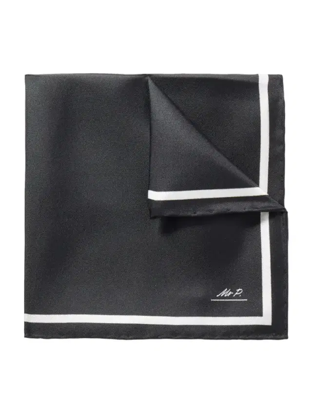 MR P. Silk-Satin Pocket Square - Men