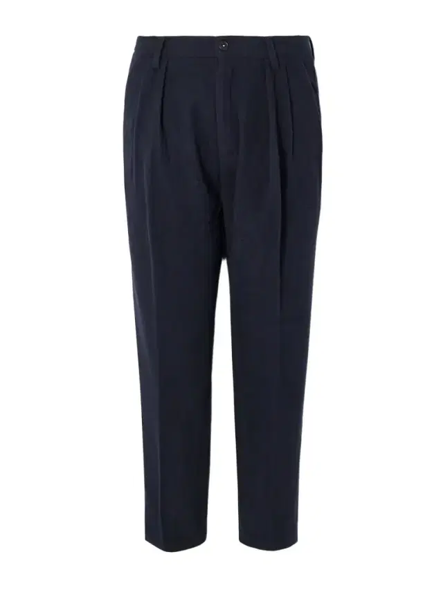 Tapered Pleated Virgin Wool and Cotton-Blend Trousers - Men