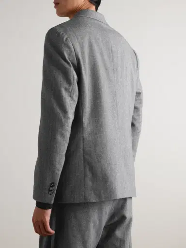 NN07 Timo 10001 Herringbone Wool and Cotton-Blend Suit Jacket - Men | Thumbnail 4