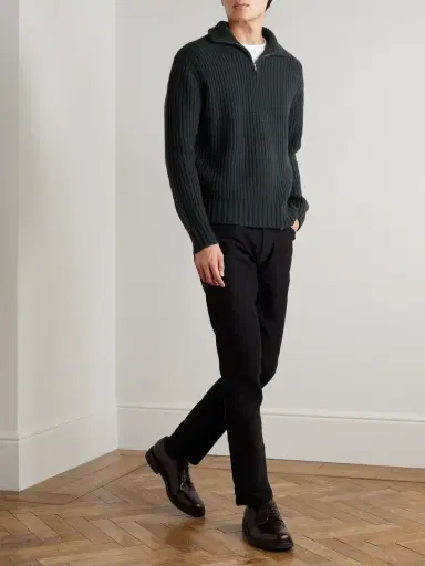 MR P. Straight-Leg Organic Cotton-Moleskin Trousers - Men | Thumbnail 2 MR P. Straight-Leg Organic Cotton-Moleskin Trousers - Men | Thumbnail 2