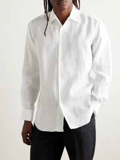 Saman Amel Linen Shirt - Men | Thumbnail 3