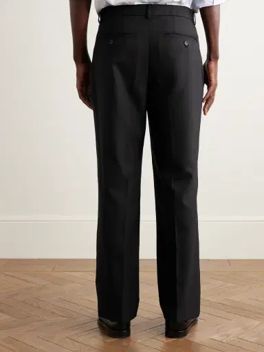 MR P. Edward Straight-Leg Pleated Woven Trousers - Men | Thumbnail 4