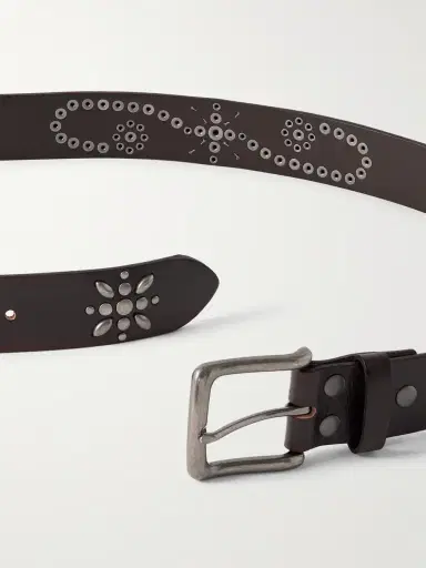 Corridor 3.5cm Studded Leather Belt - Men | Thumbnail 2